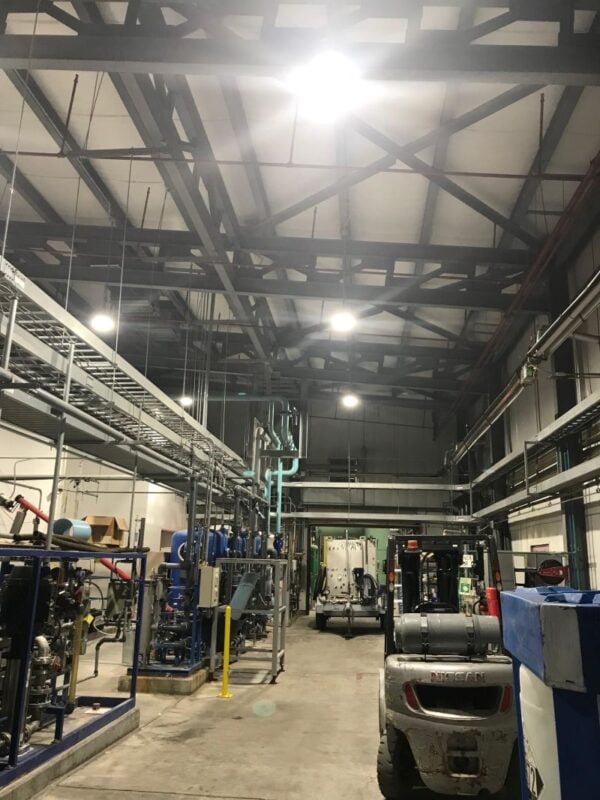 Water Treatment Plant Using Led Lights