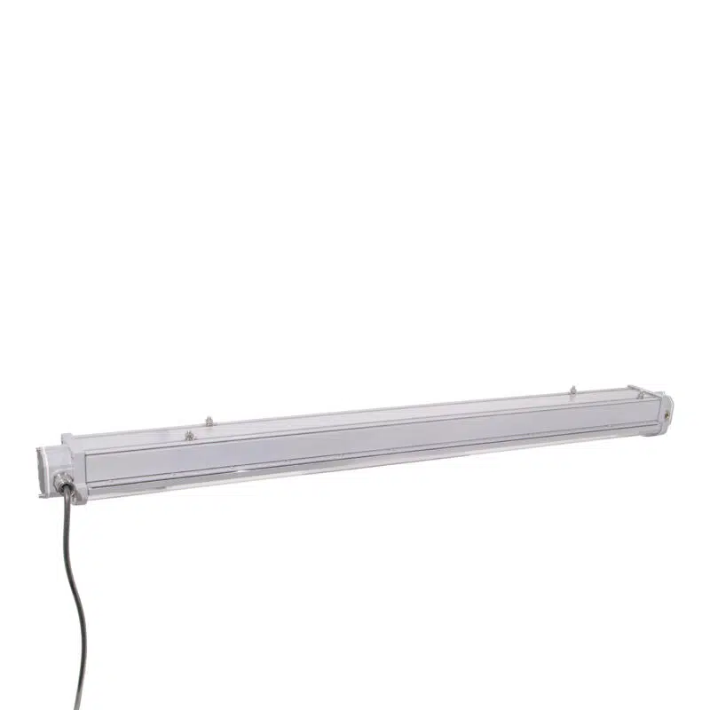 80 Watt 4 Foot Low Profile Explosion Proof Linear LED Light: back angle view