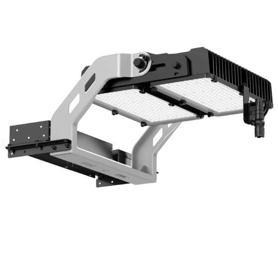 1200 Watt LED Stadium Light: laser installed view