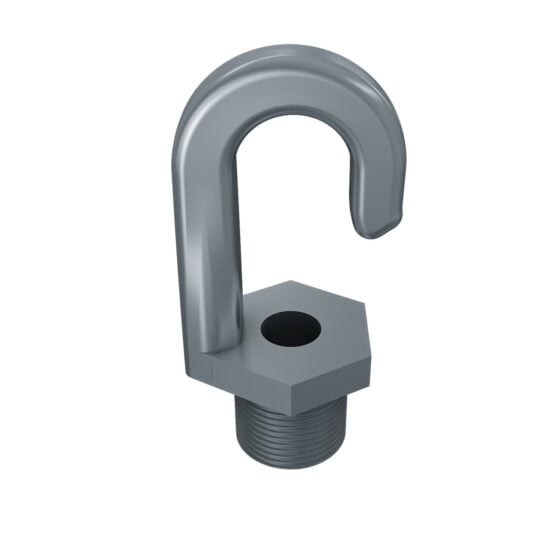 Explosion Proof Hook Adapter: detailed view of NPT threading