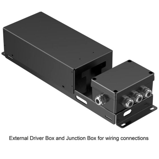 960 Watt LED Stadium Light: driver box close-up