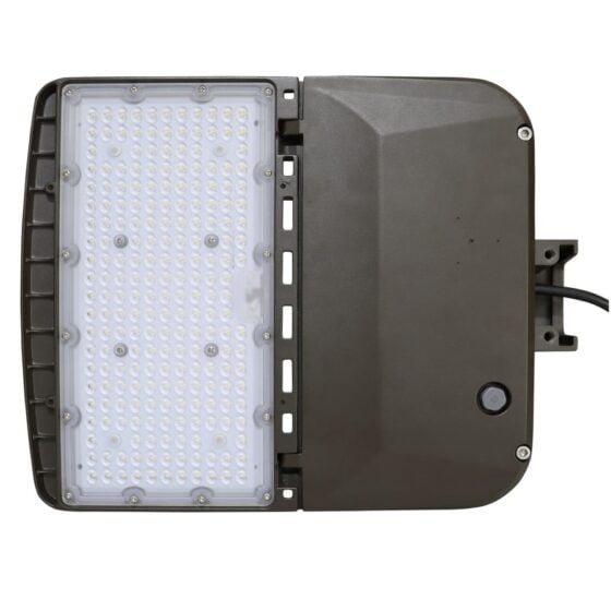 170 / 200 / 220 / 240 Watt Adjustable LED Shoebox: product side view