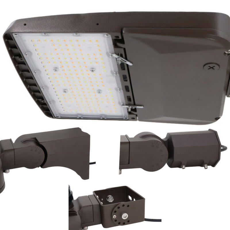 80 / 100 / 120 / 150 Watt Adjustable LED Shoebox: product display