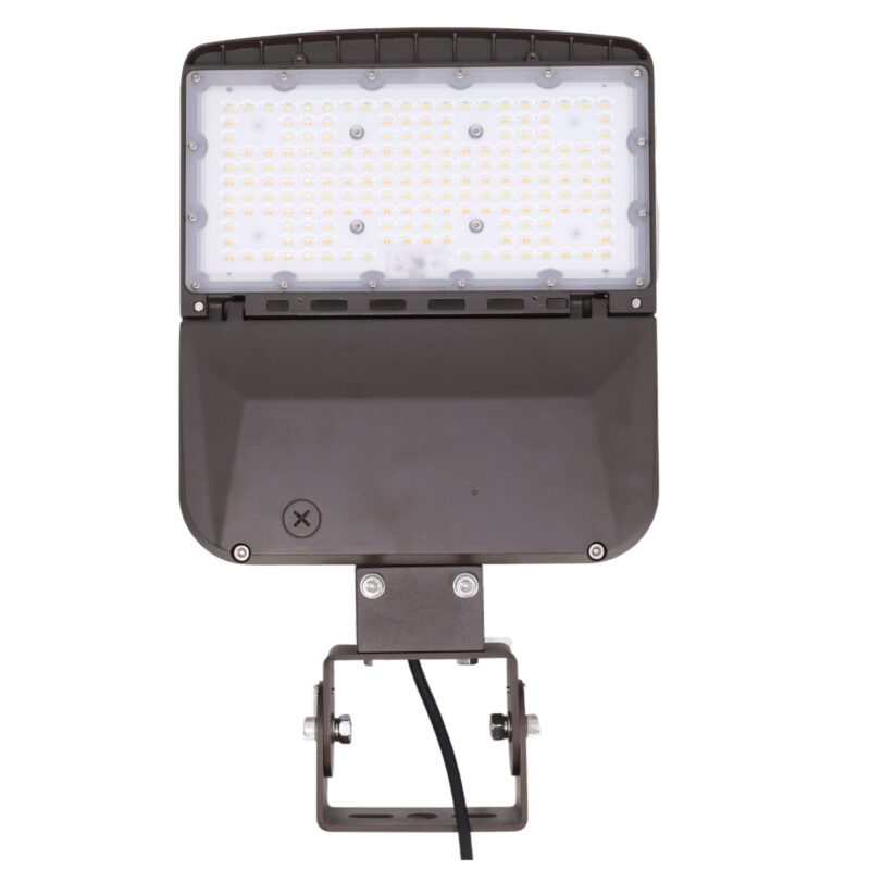 80 / 100 / 120 / 150 Watt Adjustable LED Shoebox: front view