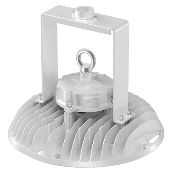 120 / 160 / 200 Watt Adjustable LED UFO Light: angled view