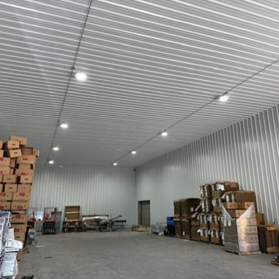 200 Watt LED Food Grade Light: installation view
