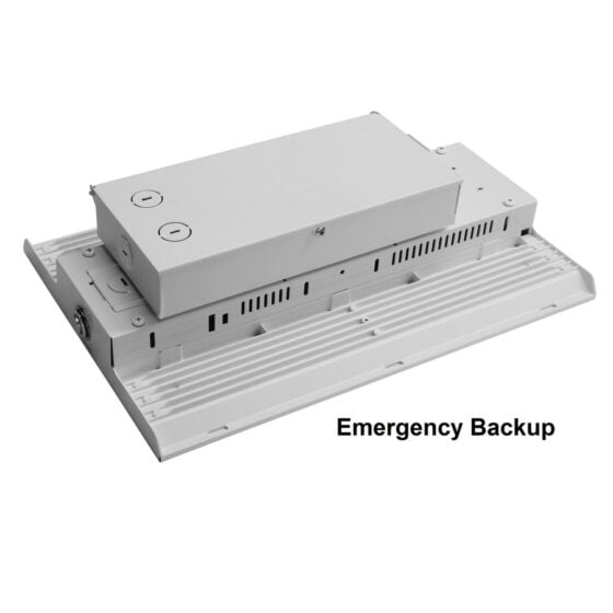 100 / 130 / 160 Watt Adjustable Linear LED High Bay: emergency backup feature