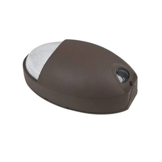 12 Watt LED Security Wall Pack: angled view showing compact design
