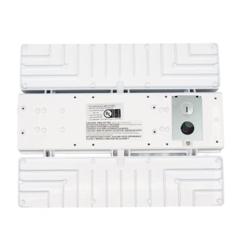 90 / 105 / 130 Wattage Adjustable Linear LED High Bay: back view