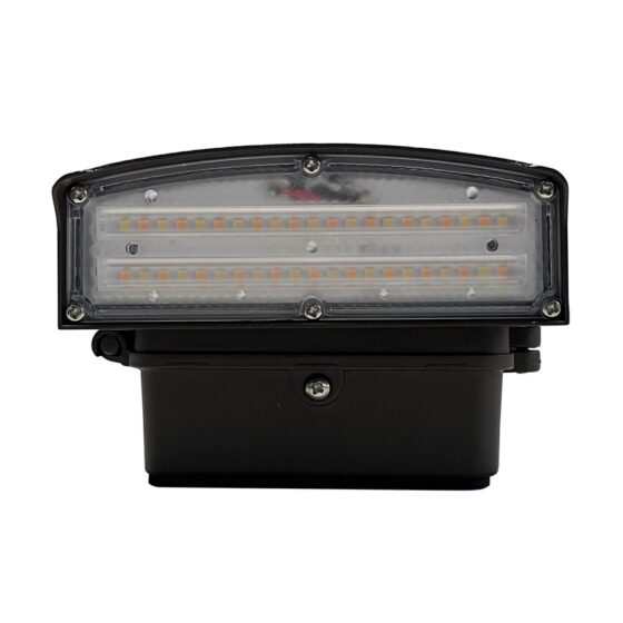 50 Watt Full Cutoff LED Wall Pack: angled view