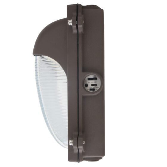 80 / 100 / 120 Watt Adjustable LED Wall Pack: front view