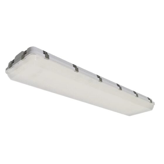 155 / 185 / 200 Wattage Adjustable LED Vapor Tight Light: close-up of housing