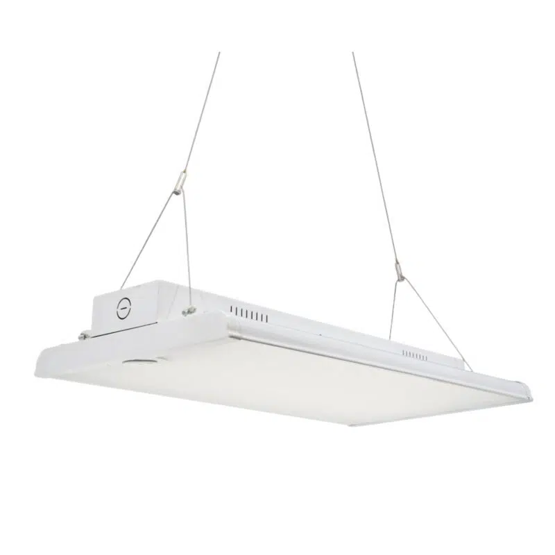 130 140 165 Watt Adjustable Linear Led High Bay 19500 To 24750 Lumens 4000k 5000k Adjustable 100 277v 2 Foot Display