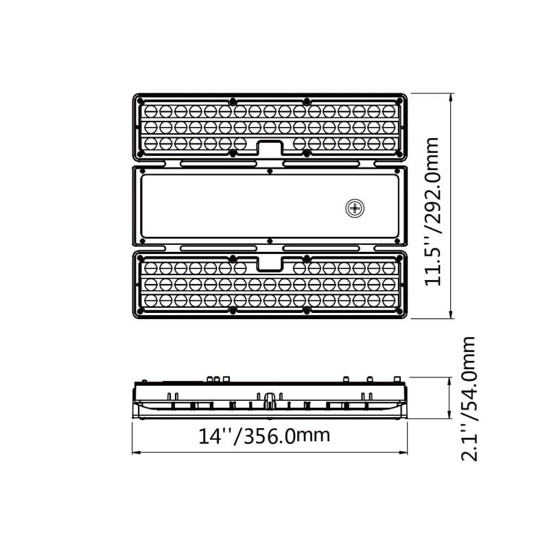 Hblin6 14inch Dimensions