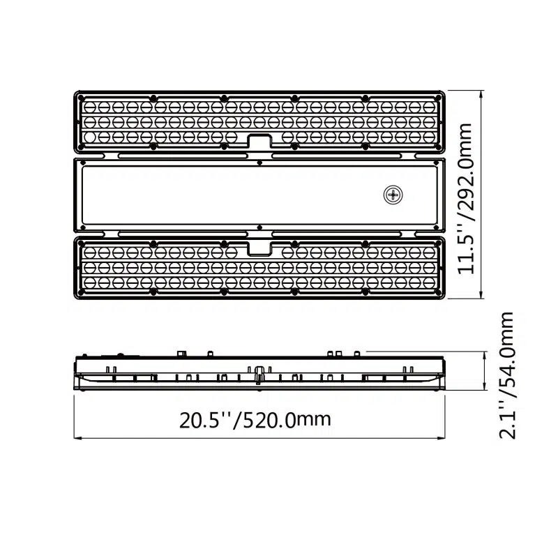 Hblin6 20inch Dimensions
