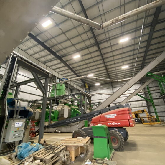 230 / 260 / 300 Watt Adjustable Linear LED High Bay: installation view