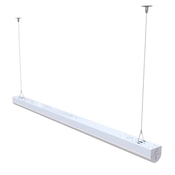 30 / 40 / 50 Watt Adjustable LED Strip Light: suspended view