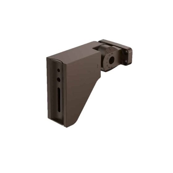 180 / 240 / 300 Watt Adjustable LED Shoebox Area Light: arm mounting view