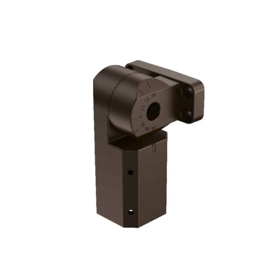 180 / 240 / 300 Watt Adjustable LED Shoebox Area Light: slip fitter mounting view