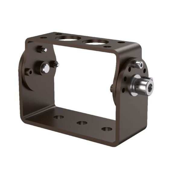 180 / 240 / 300 Watt Adjustable LED Shoebox Area Light: yoke mounting view