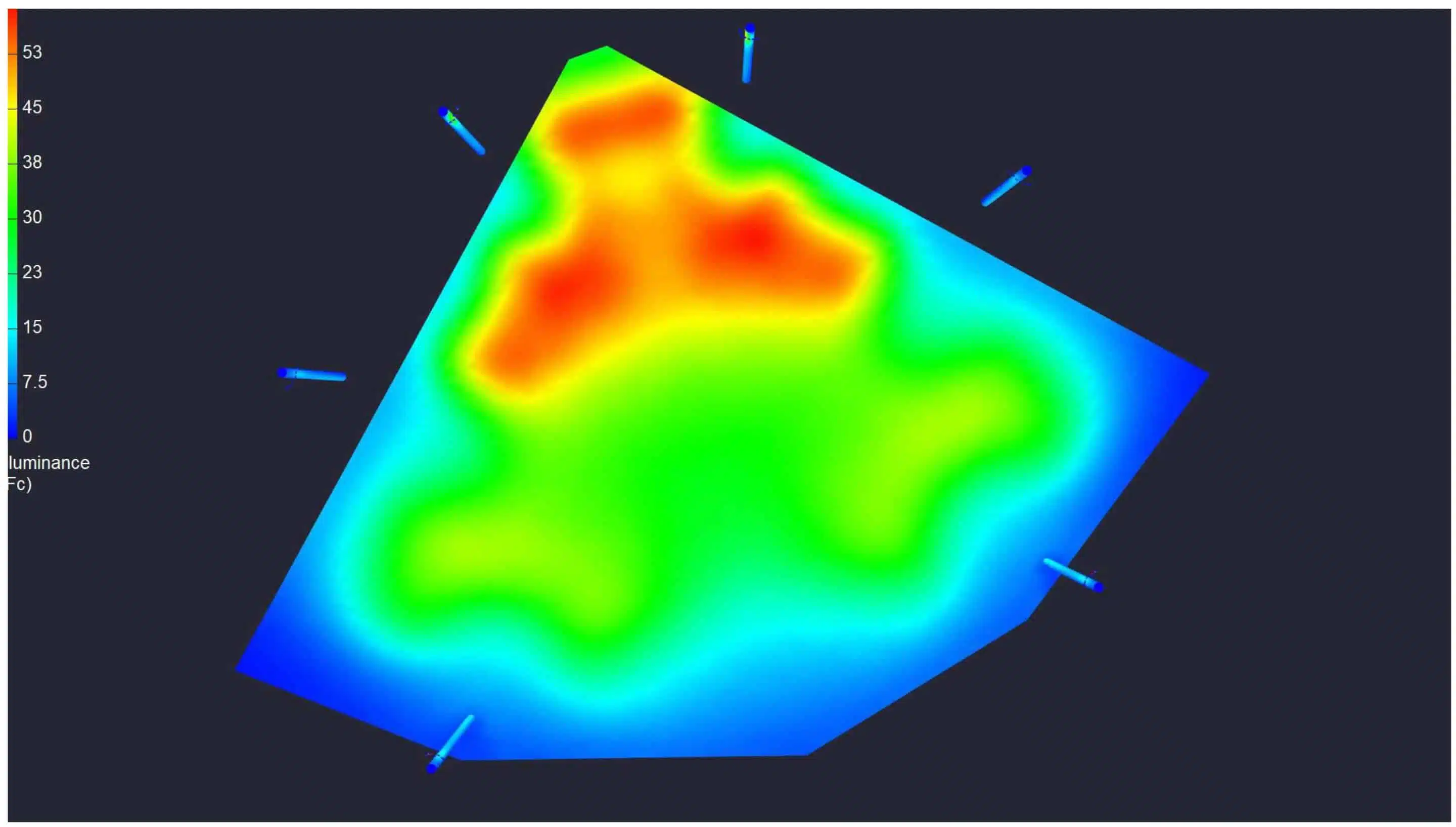 Baseball Field Lighting Plan