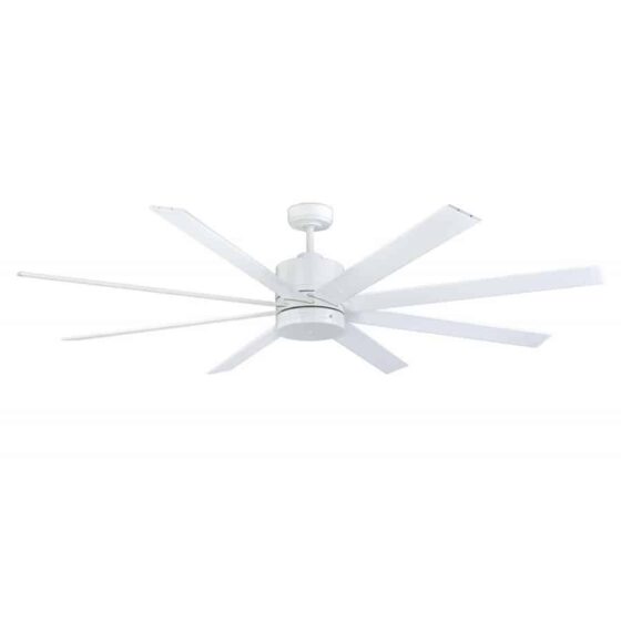 68 Inch Commercial Ceiling Fan: white finish