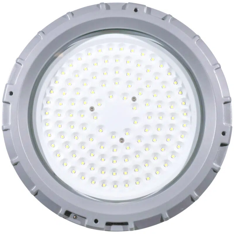 50 Watt Round Explosion Proof LED Light: lens angle view