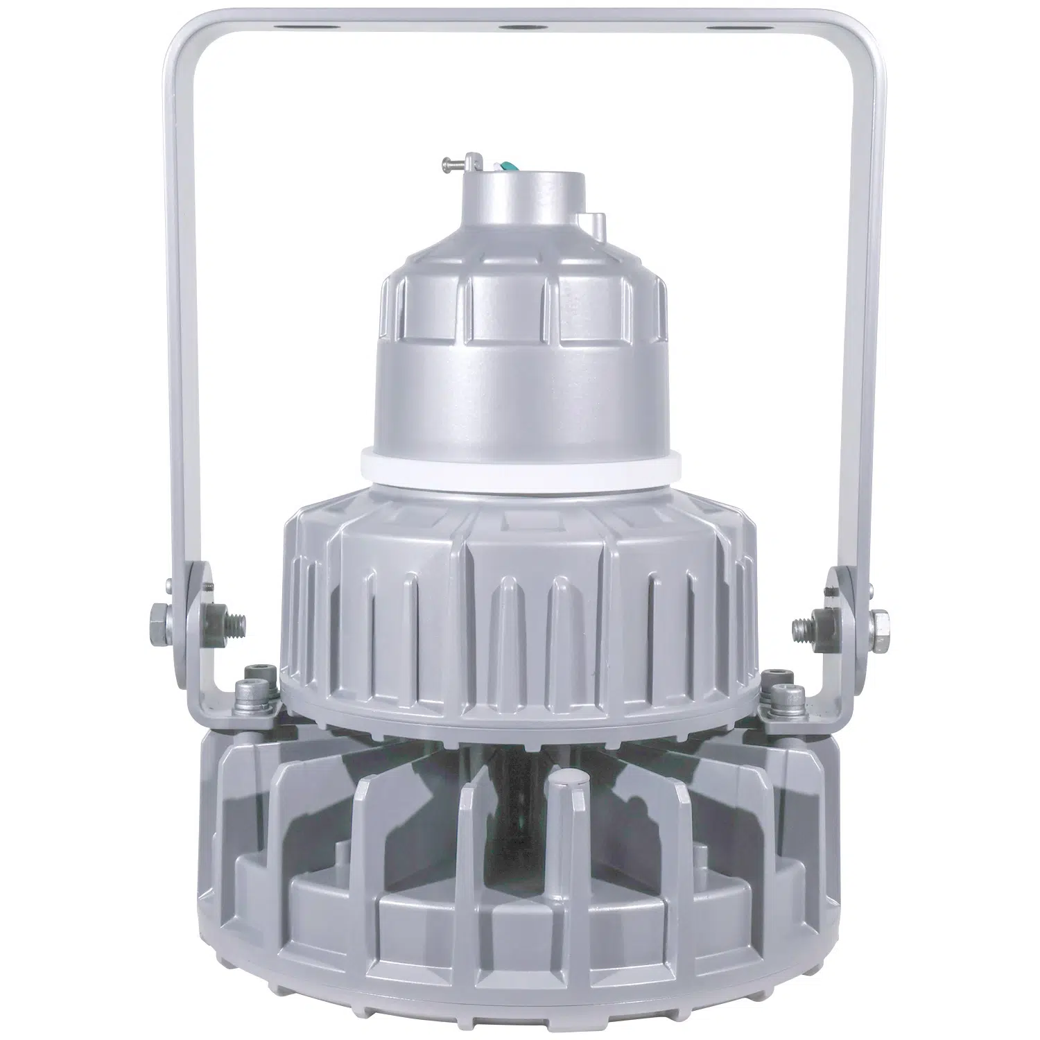 50 Watt Round Explosion Proof LED Light: side angle view