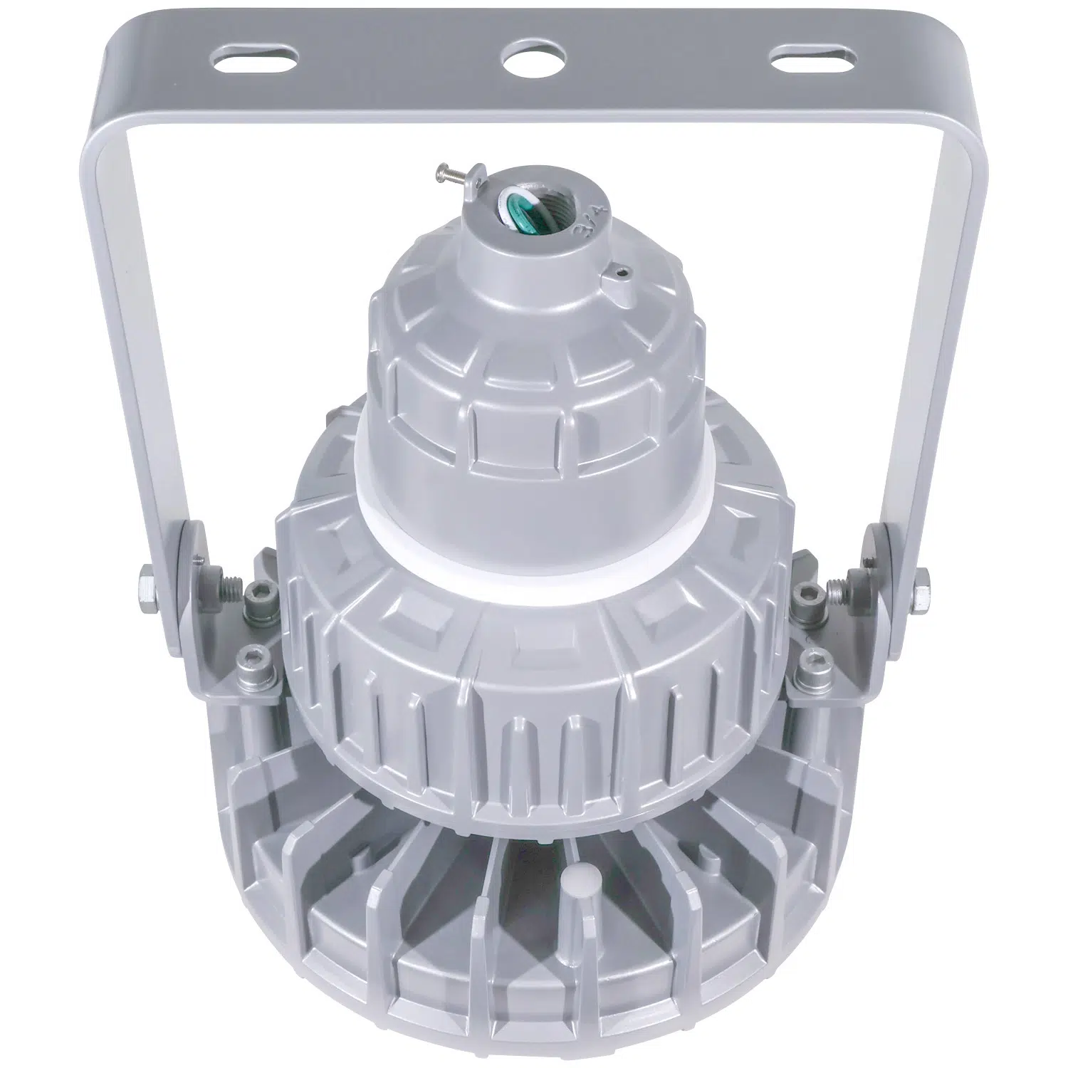 50 Watt Round Explosion Proof LED Light: top angle view