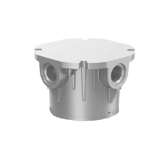 50 Watt Round Explosion Proof LED Light: surface mount view