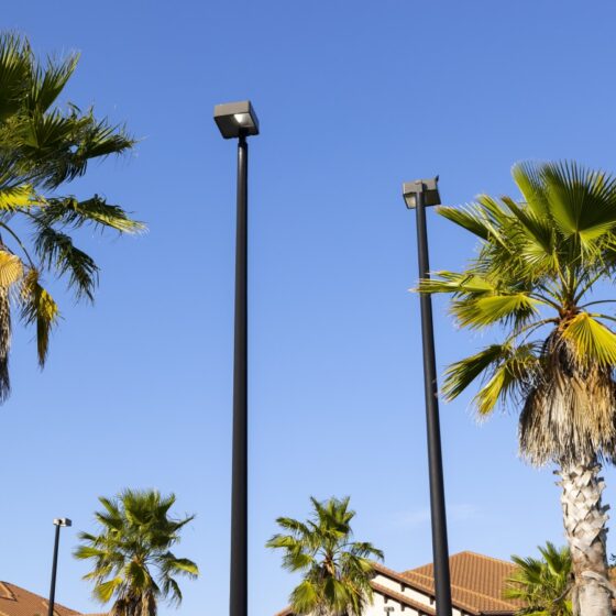 30 Foot Round Tapered Fiberglass Pole: product image