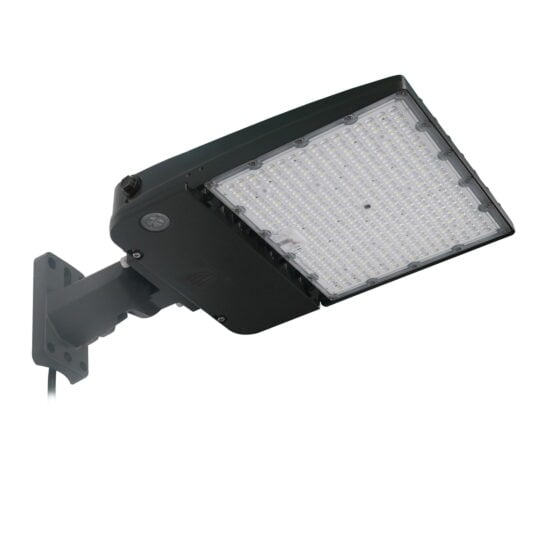 200 / 240 / 300 Watt Adjustable LED Parking Lot Light: product front view