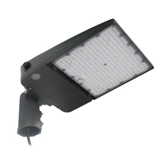 200 / 240 / 300 Watt Adjustable LED Parking Lot Light: mounting options view
