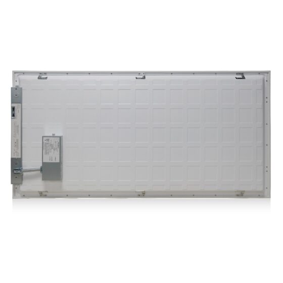25 / 30 / 40 Watt Adjustable 2X4 LED Backlit Panel Light: back view with occupancy sensor