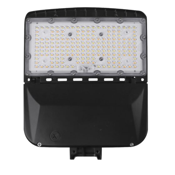 80 / 100 / 120 / 150 Watt Adjustable LED Shoebox: front view