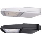 80 / 100 / 120 / 150 Watt Adjustable LED Shoebox: color options black and white