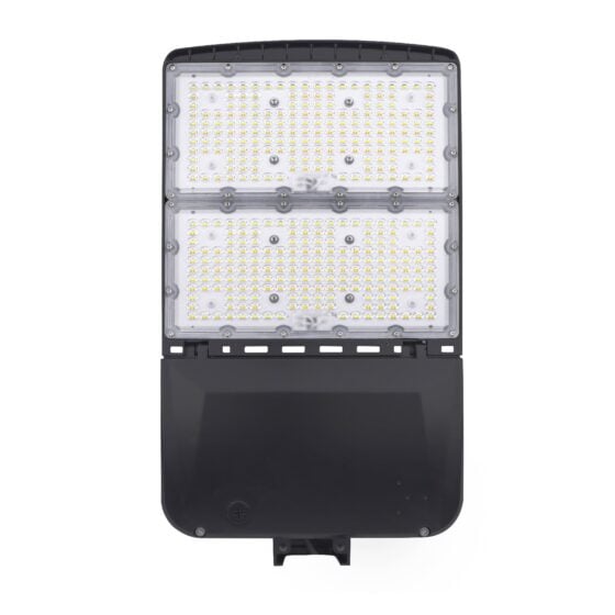 240 / 260 / 280 / 310 Watt Adjustable LED Shoebox: black finish
