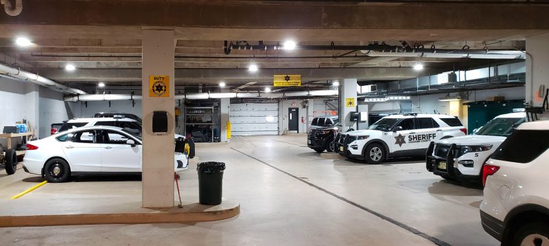 Parking Garage Lighting Background