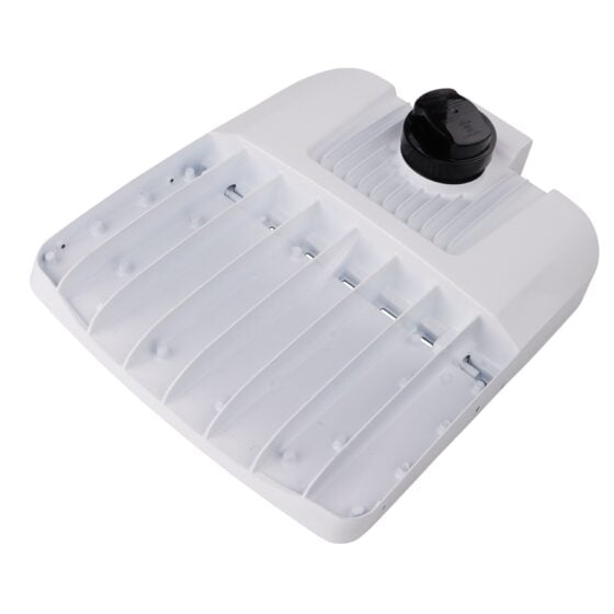 170 / 200 / 220 / 240 Watt Adjustable LED Shoebox: back view