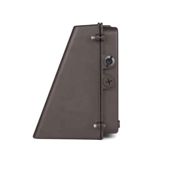 76 / 105 / 125 Watt Adjustable Full Cutoff LED Wall Pack: side view
