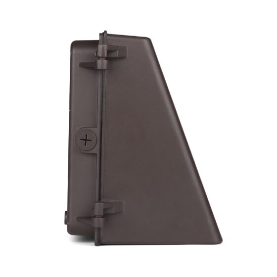 76 / 105 / 125 Watt Adjustable Full Cutoff LED Wall Pack: left side view