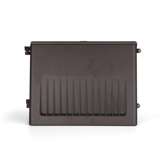 76 / 105 / 125 Watt Adjustable Full Cutoff LED Wall Pack: front view with photocell