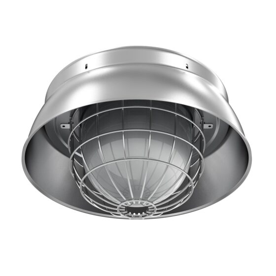 200 Watt Round Explosion Proof LED Light: close-up of mounting hub