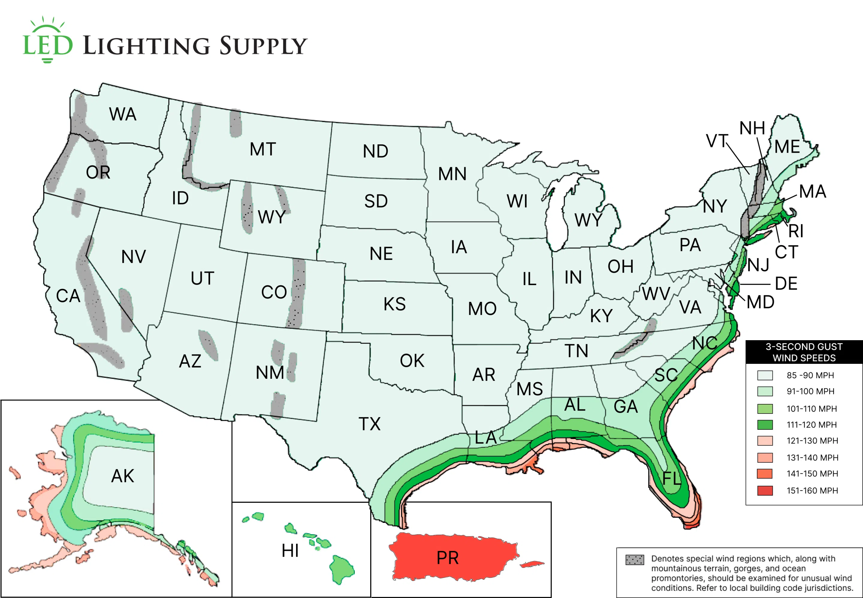 EPA Wind Map