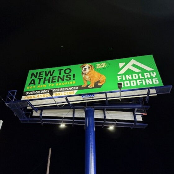 90 / 120 / 150 Watt Adjustable LED Shoebox Light: billboard lighting installation