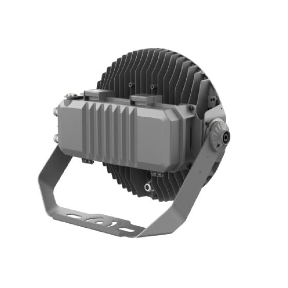 400 / 500 / 600 Watt Adjustable Round LED Stadium Light: back view