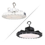 120/160/200 Watt Adjustable UFO LED High Bay: White Black Options