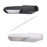 80 / 100 / 120 / 150 Watt Adjustable LED Shoebox: color options black and white