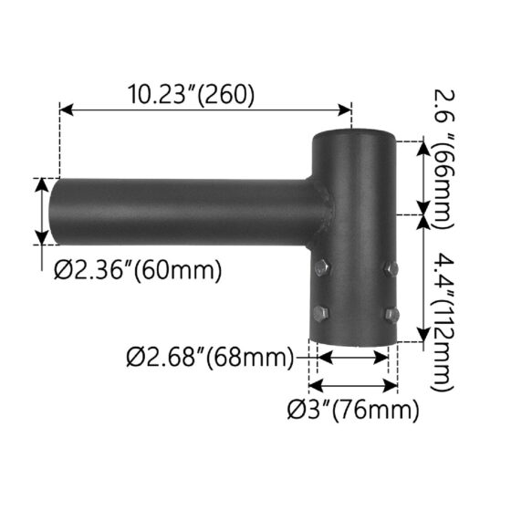 1 Light 90 Degree Spoke Dimensions