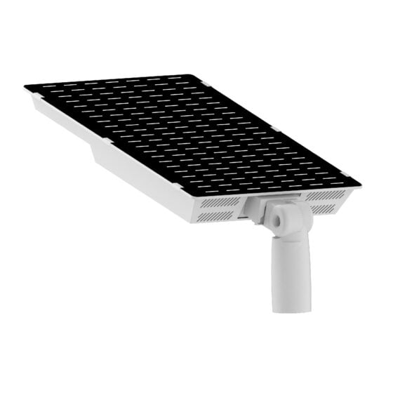 25 Watt Solar LED Area Light: back view